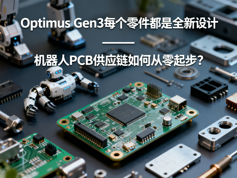 Optimus Gen3每个零件都是全新设计——机器人PCB供应链如何从零起步？