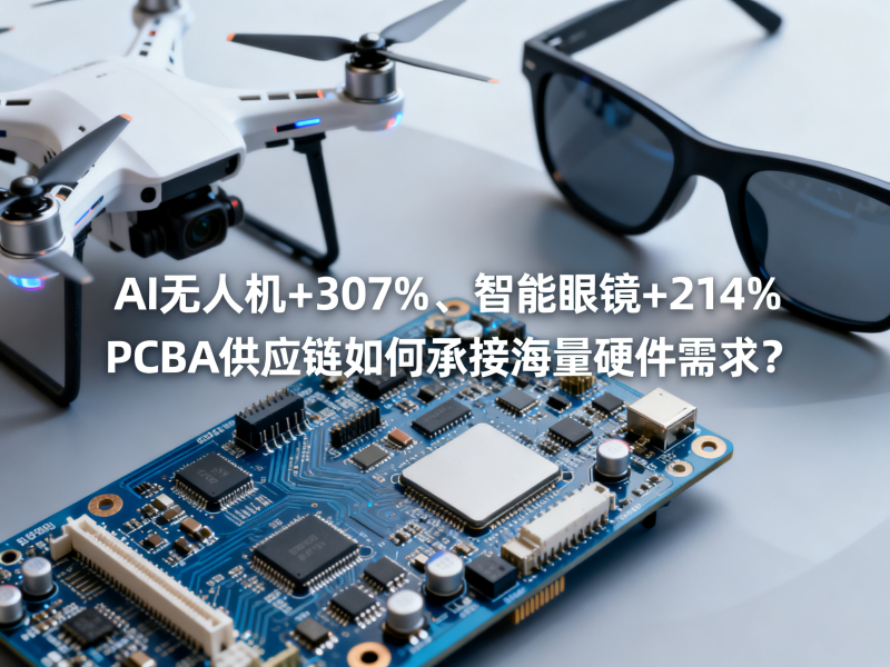 AI无人机+307%、智能眼镜+214%，PCBA供应链如何承接海量硬件需求？