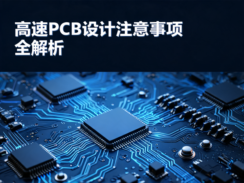 高速 PCB 设计注意事项全解析：从信号完整性到 DFM 制造的关键指南