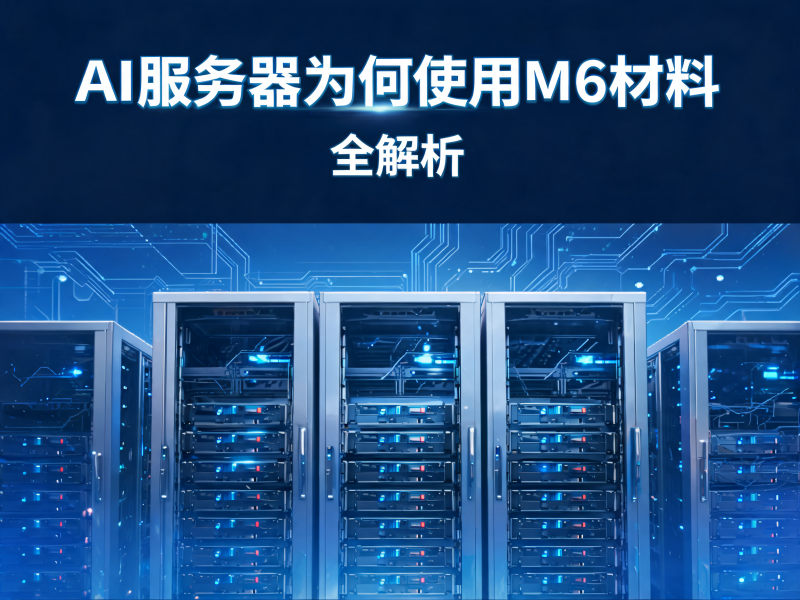 AI 服务器为何使用 M6 材料全解析：高速 PCB 材料特性与应用优势