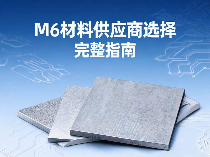 M6 材料供应商选择完整指南：高速 PCB 材料选型与供应商评估策略