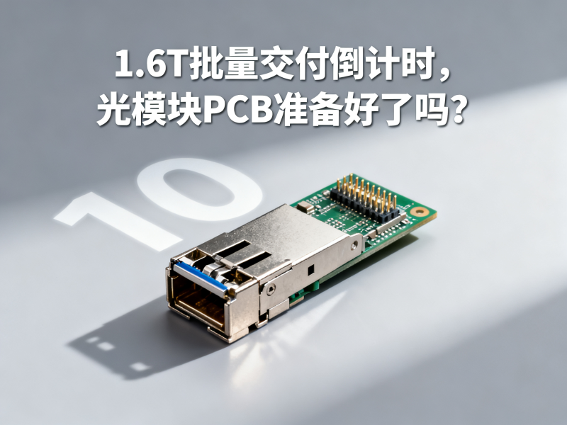 1.6T批量交付倒计时，光模块PCB准备好了吗？