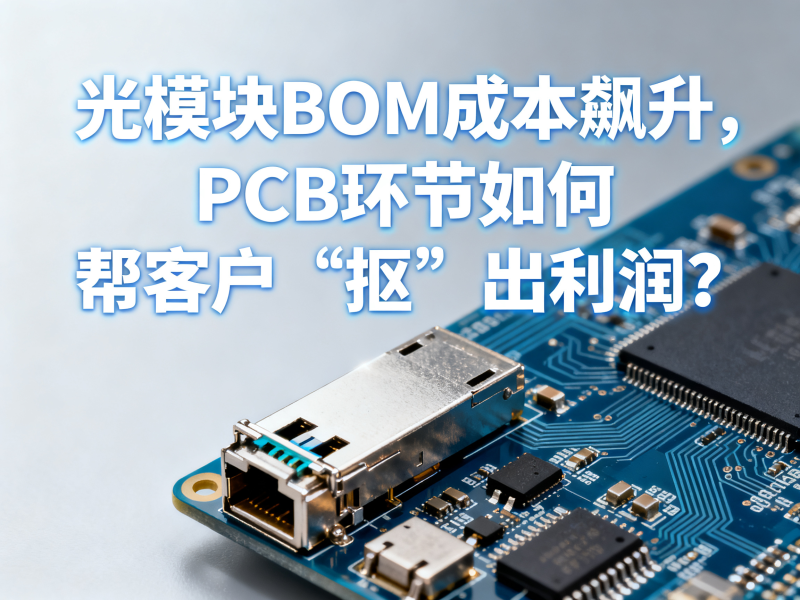 光模块BOM成本飙升，PCB环节如何帮客户
