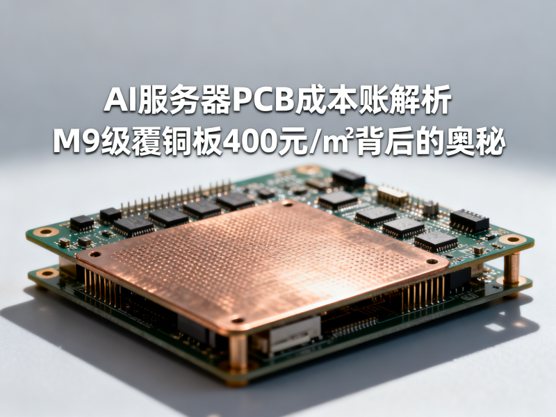M9级覆铜板400元/㎡，AI服务器PCB的成本账怎么算？