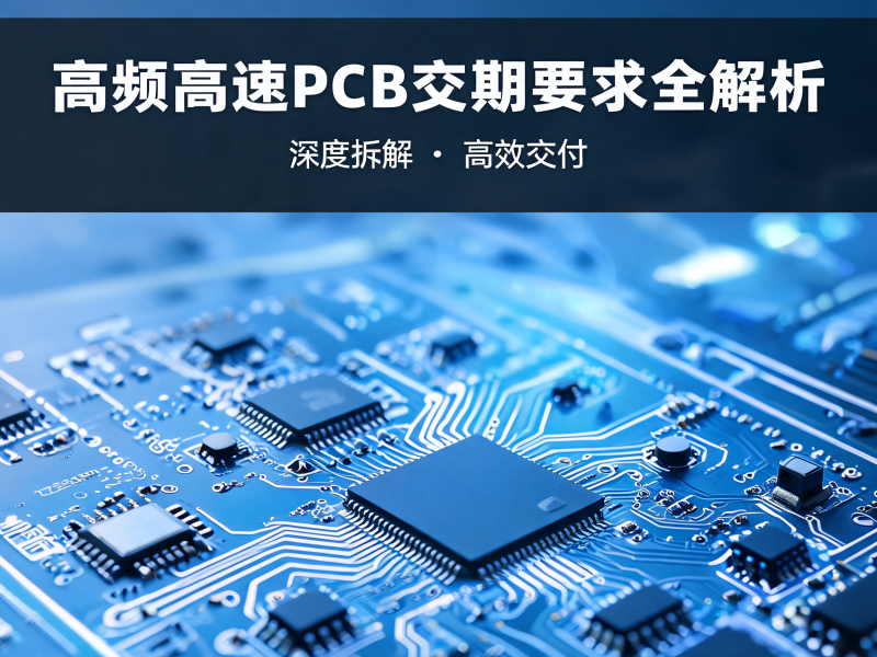 高频高速 PCB 交期要求全解析：影响交付周期的关键因素与应对策略