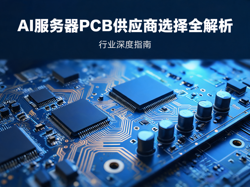 AI 服务器 PCB 供应商选择全解析：高多层、高频高速线路板厂商核心能力评估