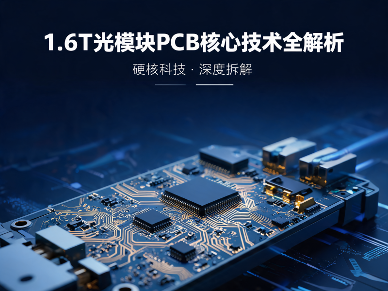 1.6T 光模块 PCB 核心技术全解析：材料、层叠设计与制造制造工艺深度解读