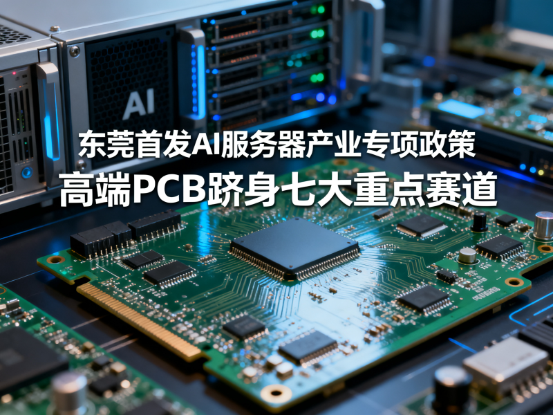 东莞首发AI服务器产业专项政策：高端PCB跻身七大重点赛道