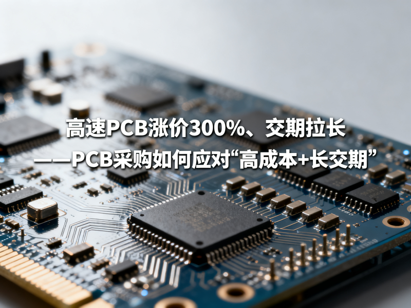 高速PCB涨价300%、交期拉长——PCB采购如何应对
