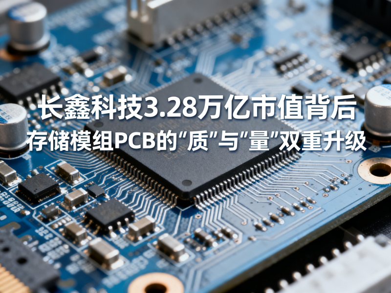 长鑫科技3.28万亿市值背后：存储模组PCB的