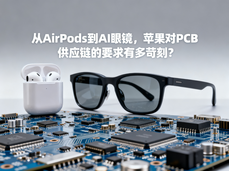从AirPods到AI眼镜，苹果对PCB供应链的要求有多苛刻？