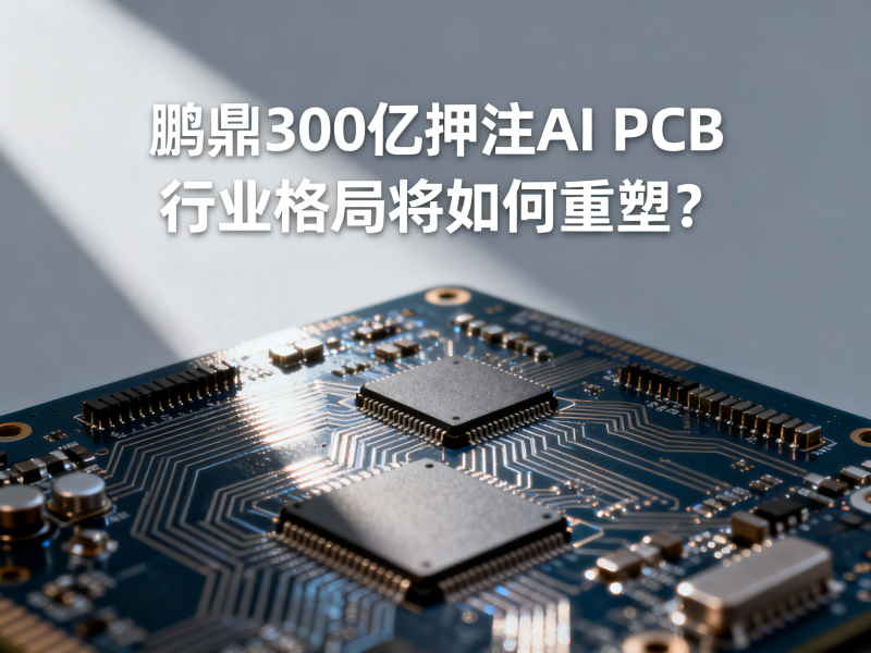 鹏鼎300亿押注AI PCB，行业格局将如何重塑？
