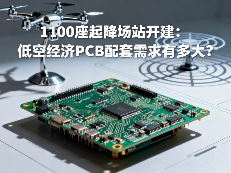 1100座起降场站开建：低空经济PCB配套需求有多大？