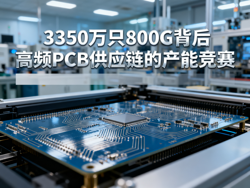3350万只800G背后，高频PCB供应链的产能竞赛