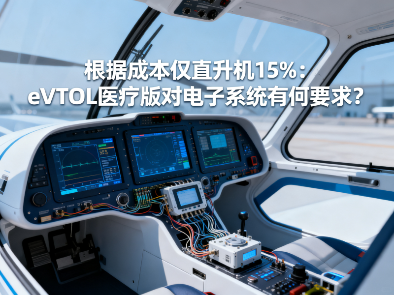 成本仅直升机15%：eVTOL医疗版对电子系统有何要求？