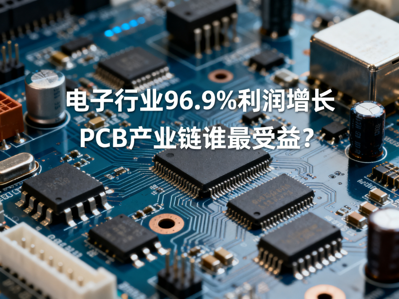 电子行业96.9%利润增长，PCB产业链谁最受益？