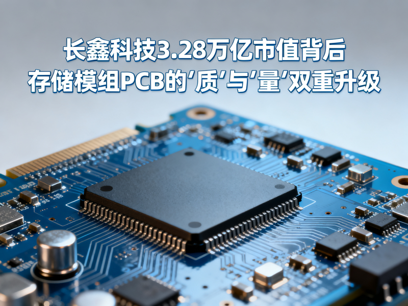 长鑫科技3.28万亿市值背后：存储模组PCB的
