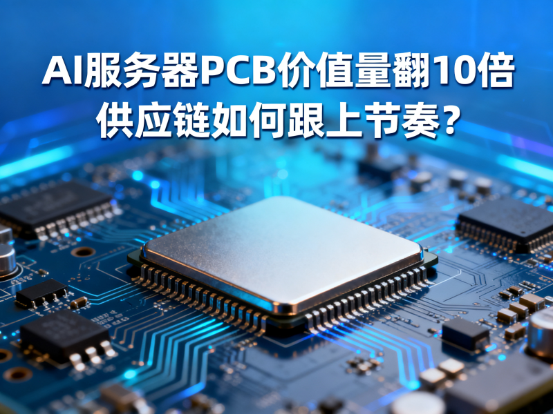 AI服务器PCB价值量翻10倍，供应链如何跟上节奏？