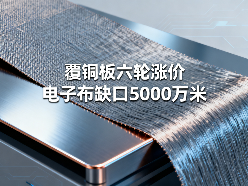 覆铜板六轮涨价、电子布缺口5000万米：PCB采购如何破解
