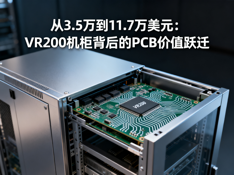 从3.5万到11.7万美元：VR200机柜背后的PCB价值跃迁