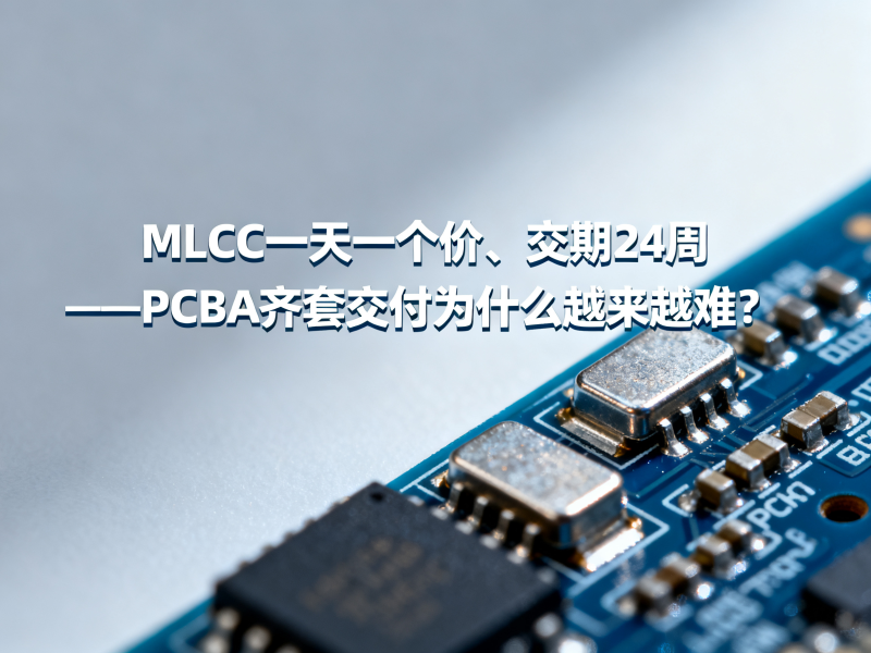 MLCC一天一个价、交期24周——PCBA齐套交付为什么越来越难？