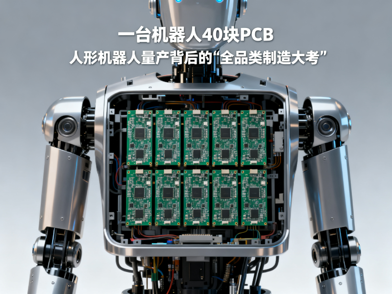 一台机器人40块PCB：人形机器人量产背后的