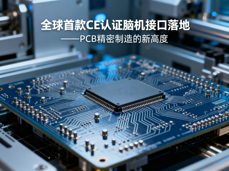 全球首款CE认证脑机接口落地——PCB精密制造的新高度