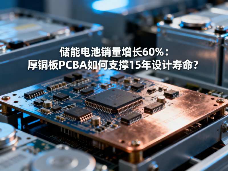 储能电池销量增长60%：厚铜板PCBA如何支撑15年设计寿命？