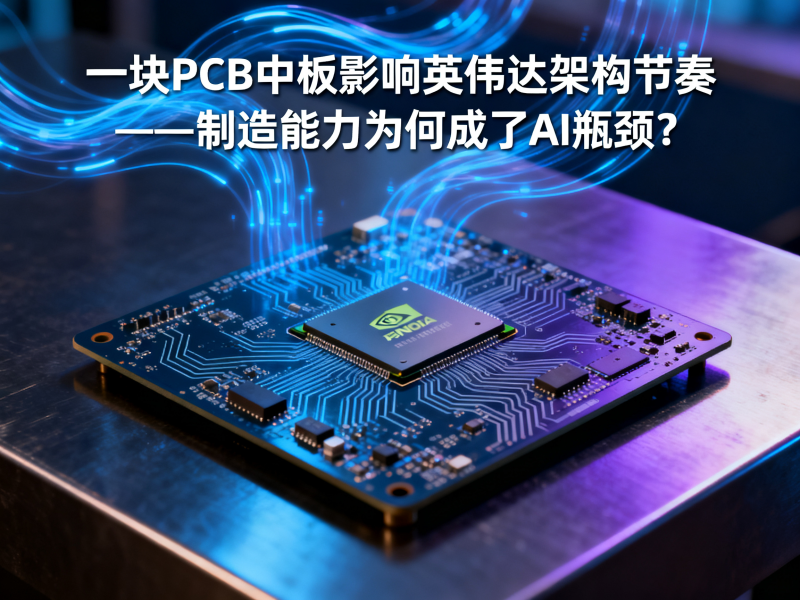 一块PCB中板影响英伟达架构节奏——制造能力为何成了AI瓶颈？