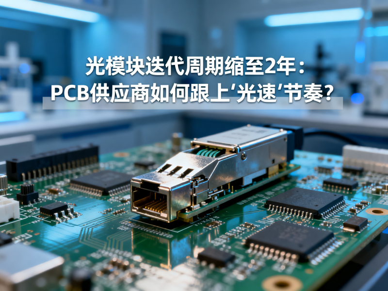 光模块迭代周期缩至2年：PCB供应商如何跟上
