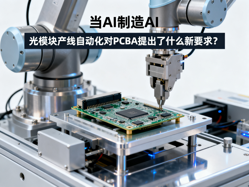 当AI制造AI：光模块产线自动化对PCBA提出了什么新要求？