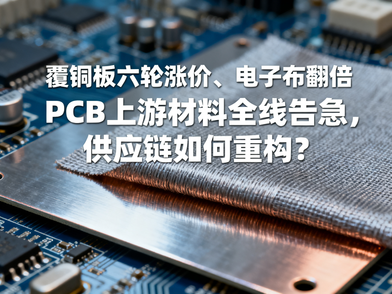 覆铜板六轮涨价、电子布翻倍：PCB上游材料全线告急，供应链如何重构？