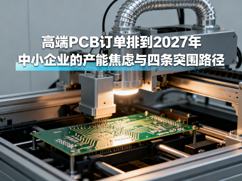 高端PCB订单排到2027年：中小企业的产能焦虑与四条突围路径