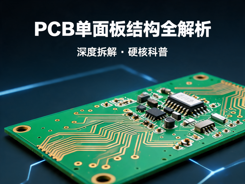 PCB 单面板结构与组成全解析：从材料到工艺的深度指南