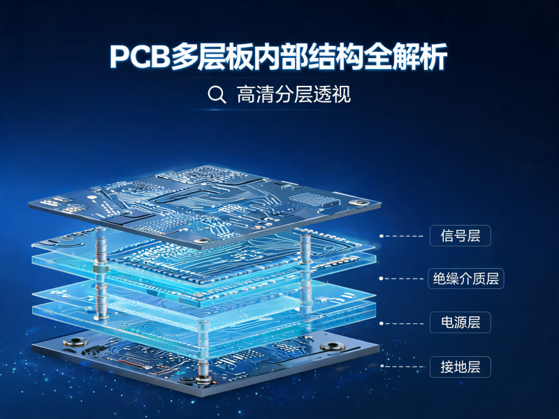 PCB 多层板内部结构全解析：从层叠设计到制造工艺深度解读