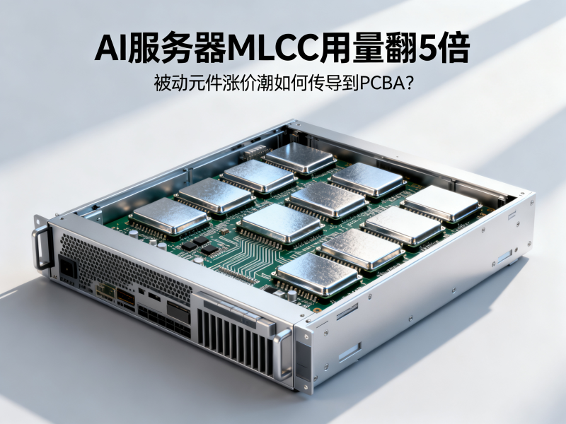 AI服务器MLCC用量翻5倍：被动元件涨价潮如何传导到PCBA？