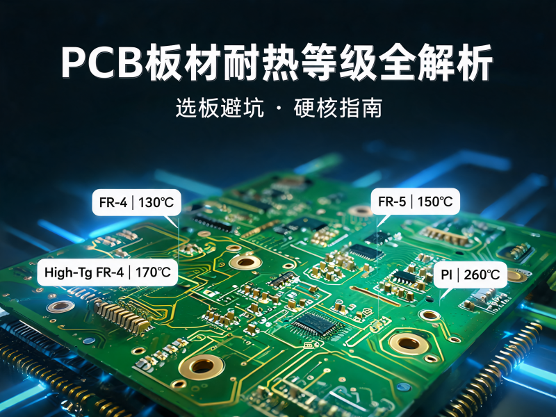 PCB 板材耐热等级选择全解析：如何根据 Tg 值与应用场景选择高可靠 PCB 材料