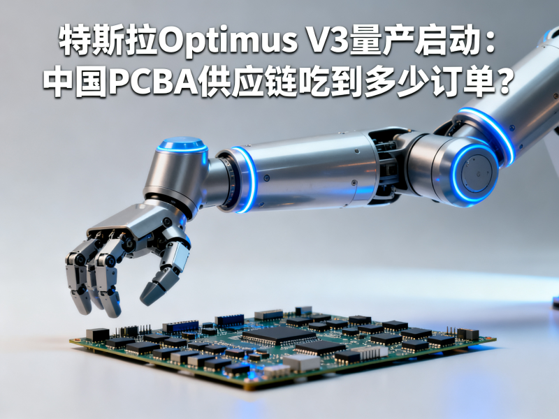 特斯拉Optimus V3量产启动：中国PCBA供应链吃到多少订单？
