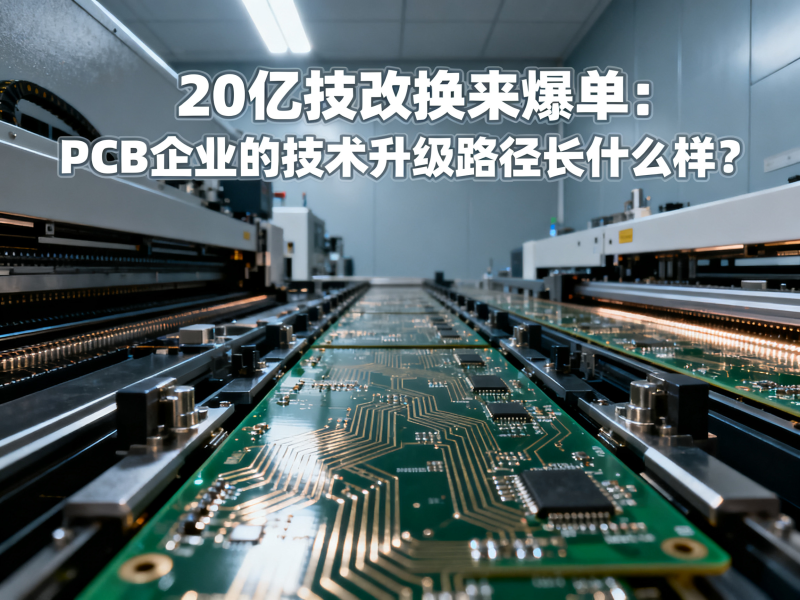 20亿技改换来爆单：PCB企业的技术升级路径长什么样？