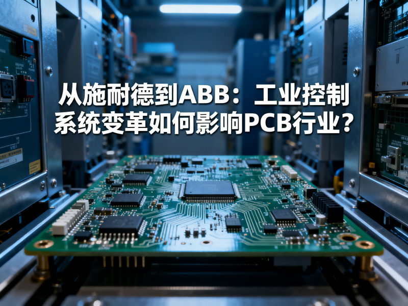 从施耐德到ABB：工业控制系统变革如何影响PCB行业？