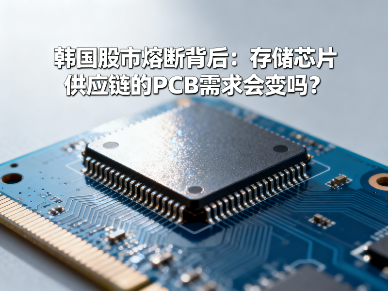 韩国股市熔断背后：存储芯片供应链的PCB需求会变吗？