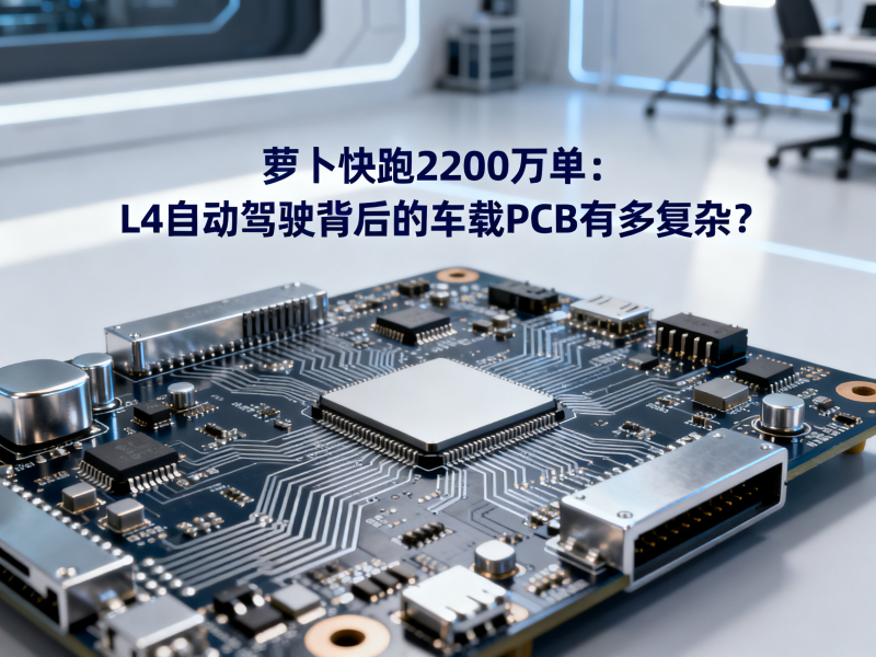 萝卜快跑2200万单：L4自动驾驶背后的车载PCB有多复杂？