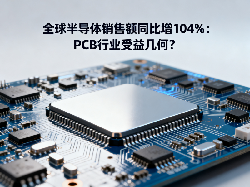 全球半导体销售额同比增104%：PCB行业受益几何？
