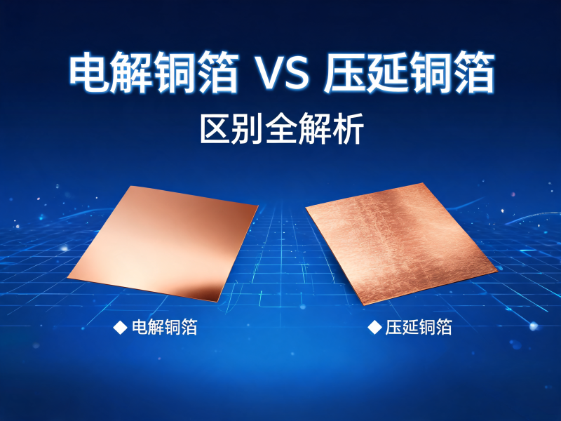 电解铜箔与压延铜箔区别全解析：PCB/FPC 选材关键指南