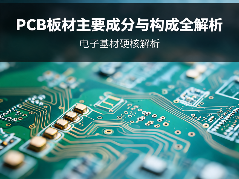PCB 板材主要成分与构成全解析：从基材到铜箔的材料科学深度解读