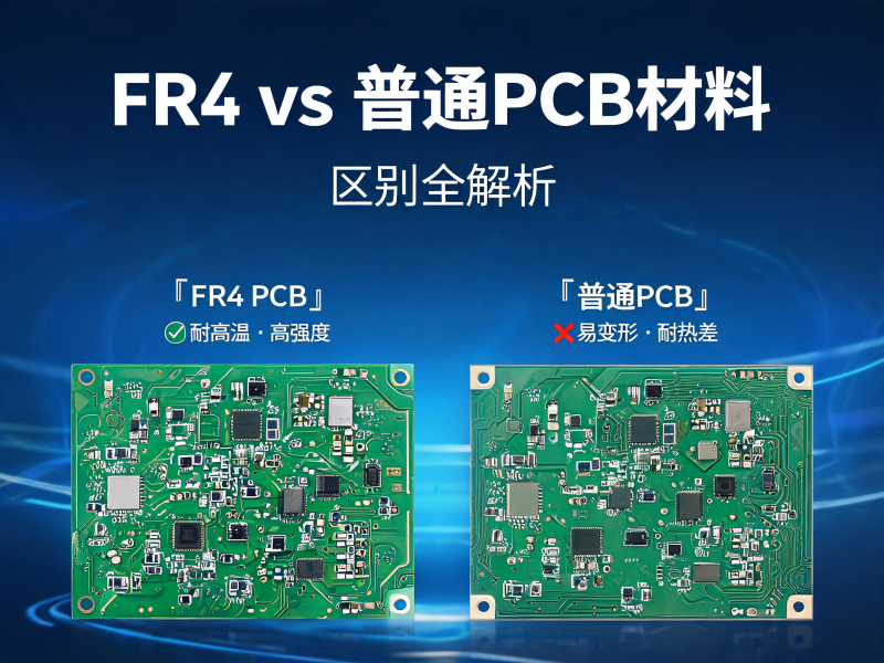 FR4 与普通 PCB 材料区别全解析：基材性能、成本及应用场景深度对比