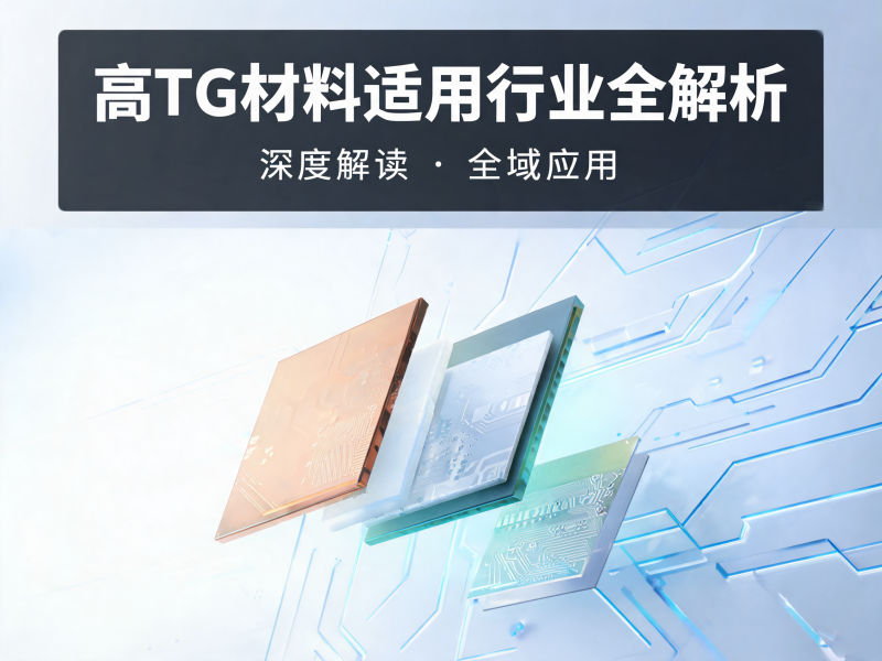高 TG 材料适用行业全解析：高 TG PCB 板材的核心应用领域与选型指南  ?