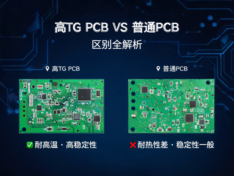 高 TG PCB 与普通 PCB 区别全解析：耐热性能、应用场景及选型指南