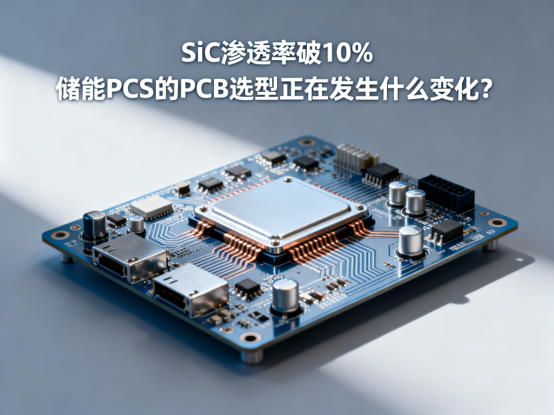 SiC渗透率破10%：储能PCS的PCB选型正在发生什么变化？