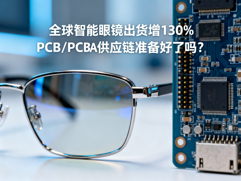 全球智能眼镜出货增130%：PCB/PCBA供应链准备好了吗？
